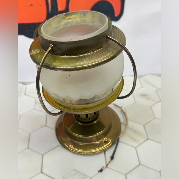 Vintage Brass Moe Marine Mariner Style Ceiling Porch Light - Picture 7 of 11